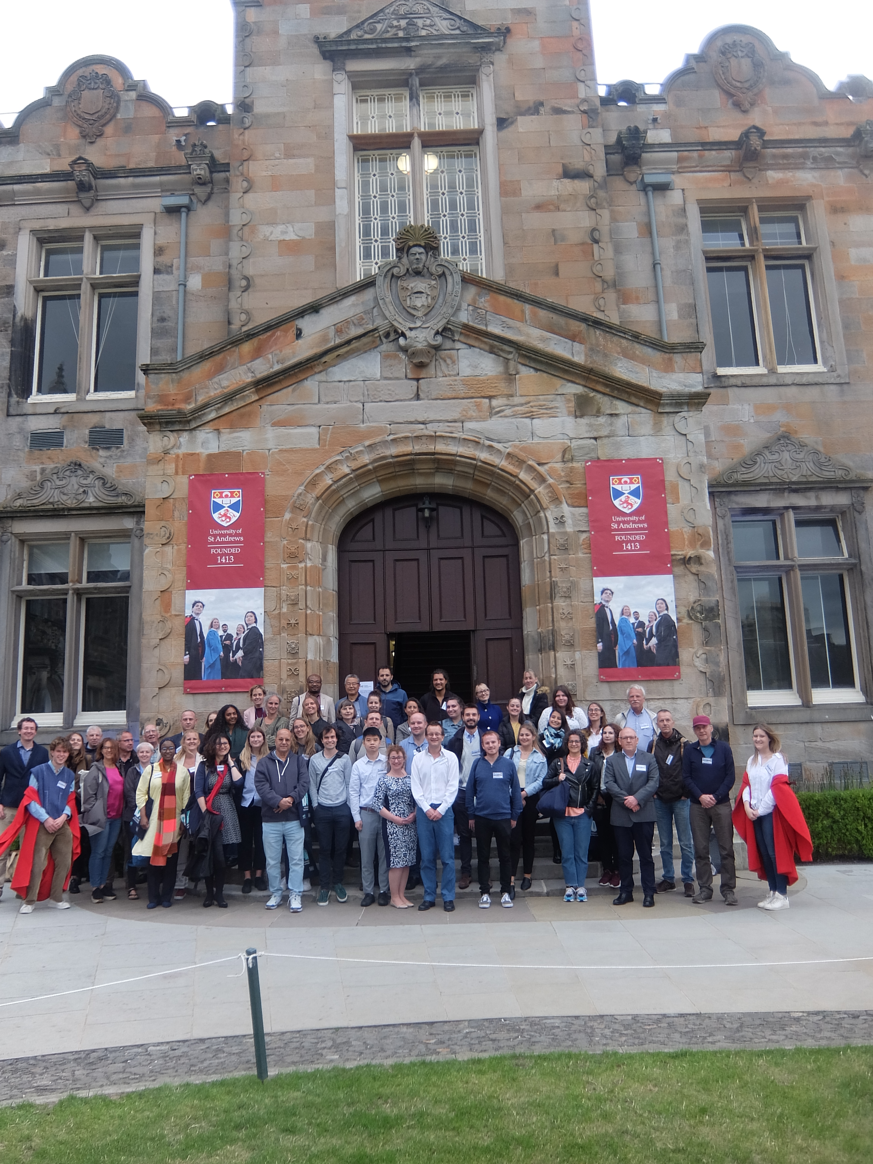 Conference Organisers and Attendees gather at Lower College Hall,  University of St Andrews  